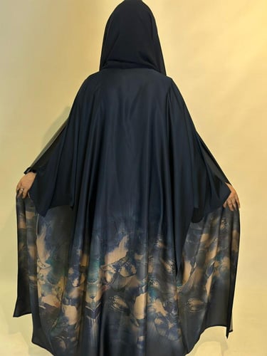 عباية قصة كلوش مشجر