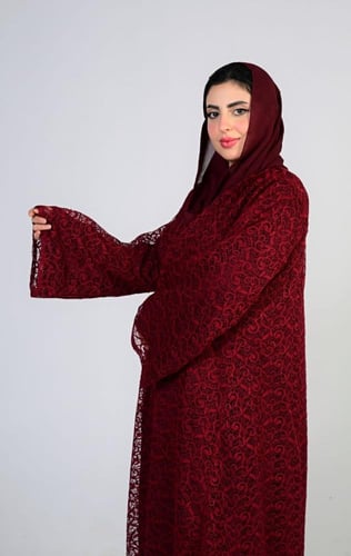 عباية دانتل مبطن قصه كلوش