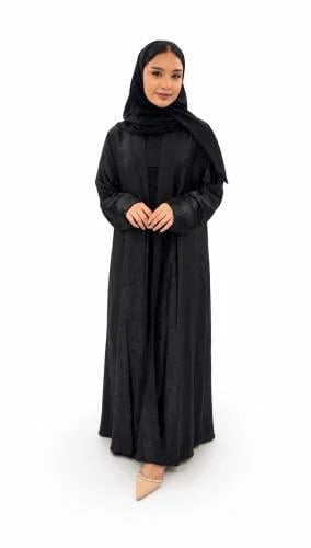 عباية بقماش حرير تركي