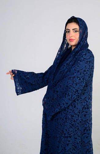 عباية دانتل مبطن قصه كلوش