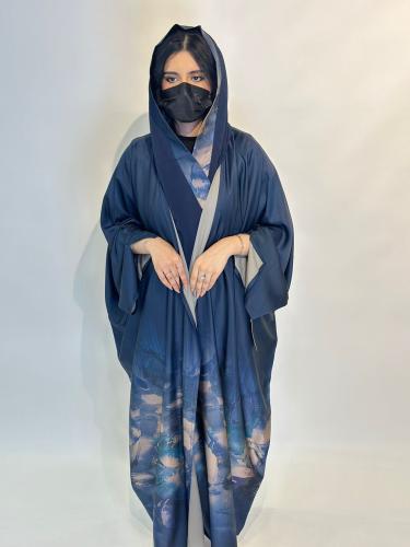 عباية قصة كلوش مشجر