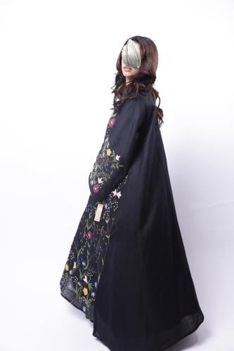 عبأيه الاميره قماش لنن هندي وشك يدوي