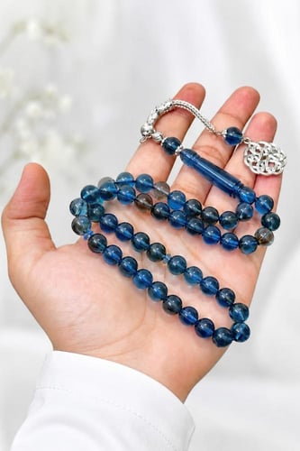 Resin Bakelite 45 Count Prayer Bead with stainless...