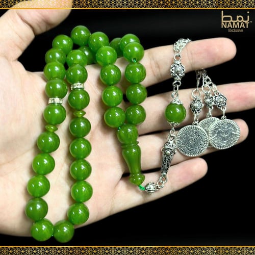 سبحة باكليت تركي 33 خرزة مع شرابة ستانلس ستيل