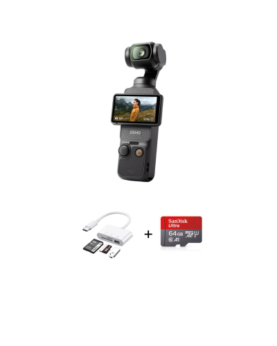 كاميرا DJI OSMO Pocket 3 4K / 120fps + هدية ( ذاكر...