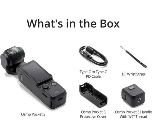 كاميرا DJI OSMO Pocket 3 4K / 120fps + هدية ( ذاكر...