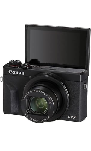 بكج (Canon g7x mark III + ذاكرة 128GB + وصلة type...