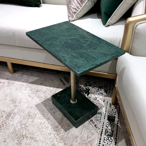 طاولة خدمة رخام اخضر مميز