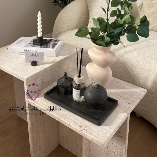 طاولة رخام ترافنتينو