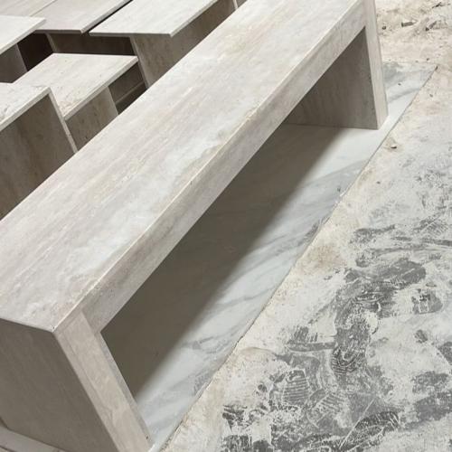 طاولة رخام ترافنتينو