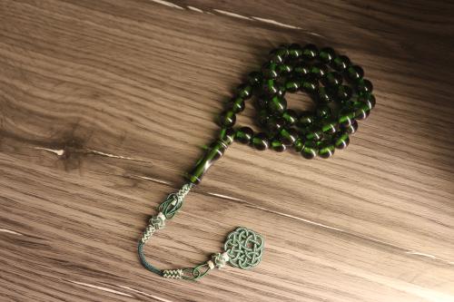 Invoice shorter transparent 45 beads 10 mm