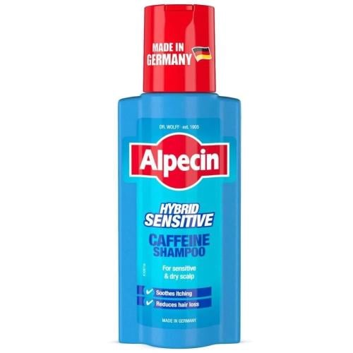 Albiosin Hybrid Caffeine Shampoo against hair loss and soothing for itching and oily dandruff 250ml