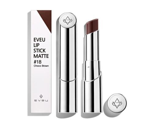 Matte lipstick from Evio #18 Deep Chocolate Brown...