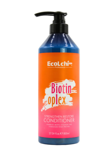 Hair balm with collagen from Ecolchi with biotin a...