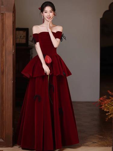 فستان مخمل XC1