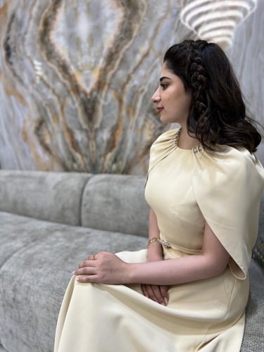 فستان كراميل