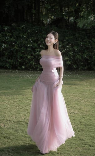 فستان ثلاث الوان