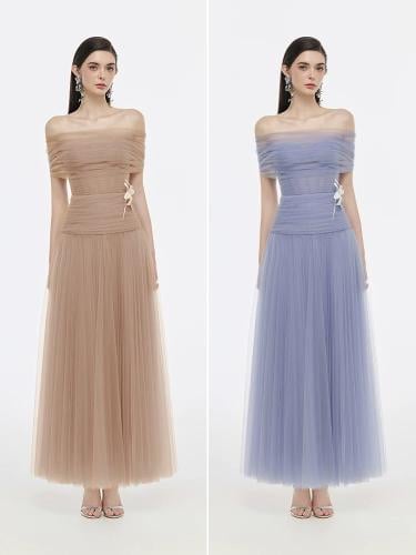 فستان ثلاث الوان