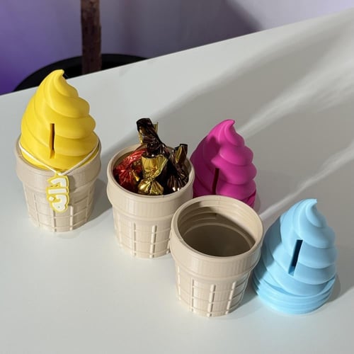 حصالة الايسكريم