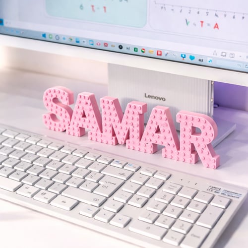 أسمك بتصميم ليقو