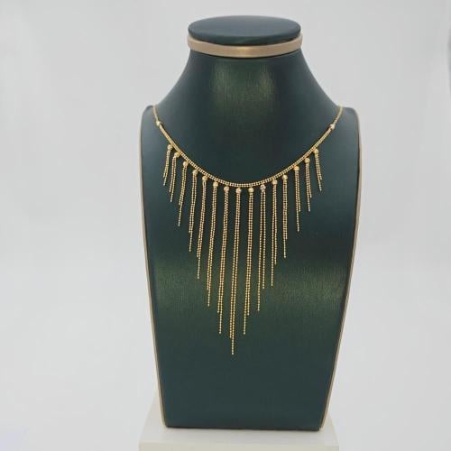 عقد ذهب عيار 21 موديل 32670 F
