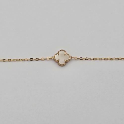 اسواره ذهب عيار 18 ورده كبيره موديل 28340 F