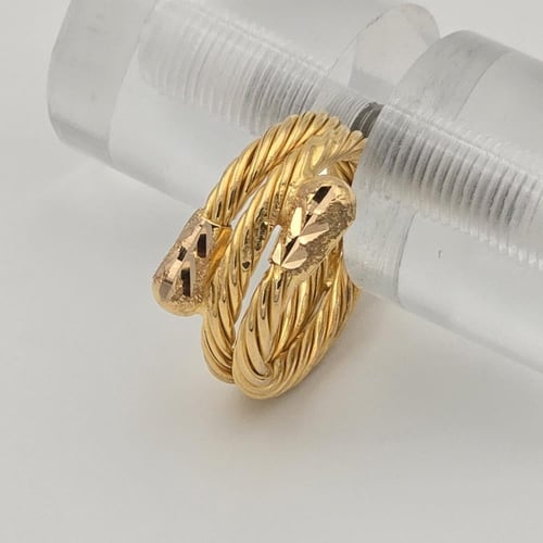 خاتم ذهب عيار 21 موديل 24810 B