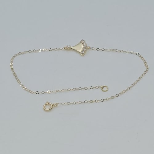 انسيال إيطالي ذهب عيار 18 مرصع بالزركون موديل 3574...