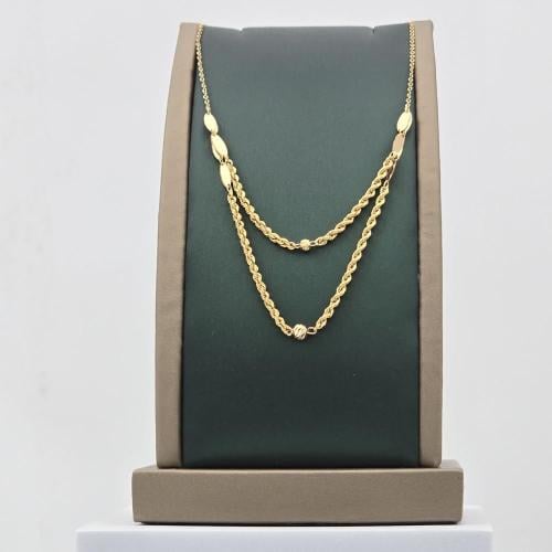 شوكر ذهب عيار 21 دقة السلسله دورين موديل 30370 F