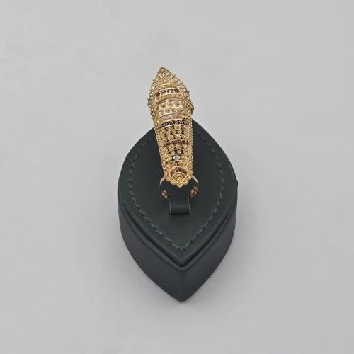 خاتم هندي ذهب عيار 21 موديل 24614 B