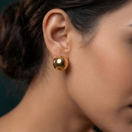 حلق إيطالي ذهب عيار 18 موديل 7423 A