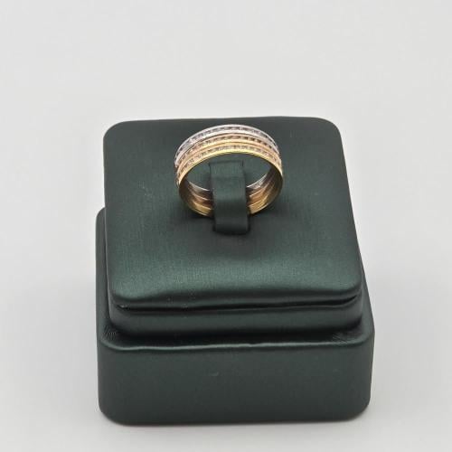 دبله ذهب ملون عيار 21 موديل 8317 A