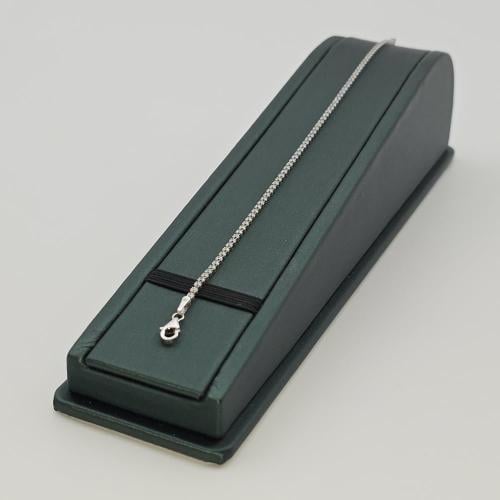 انسيال ذهب ابيض عيار 18 مرصع بالزركون موديل 13443