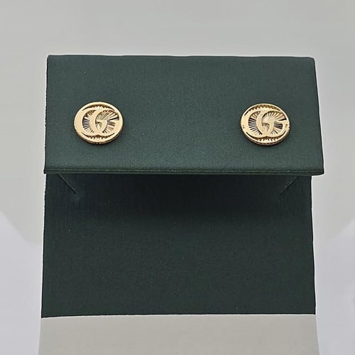 حلق ذهب عيار 18 موديل 32020 F