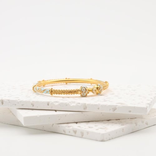 اسواره هندي ذهب عيار 21 موديل 134412 A