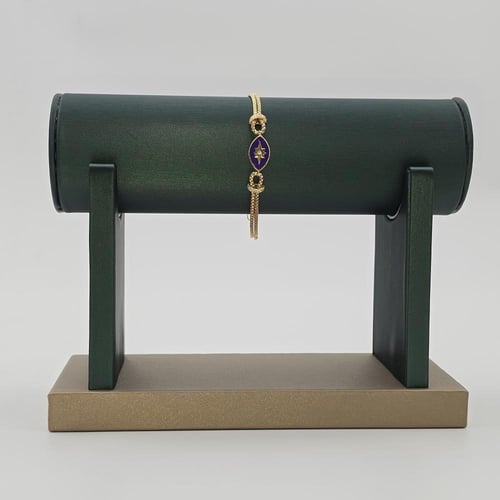 انسيال إيطالي ذهب عيار 18 مرصع بالزركون موديل 1274...