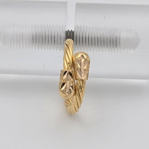 خاتم ذهب عيار 21 موديل 24710 B