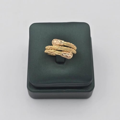 خاتم ذهب عيار 21 موديل 24810 B