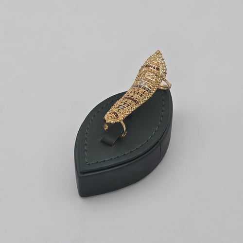 خاتم هندي ذهب عيار 21 موديل 24614 B