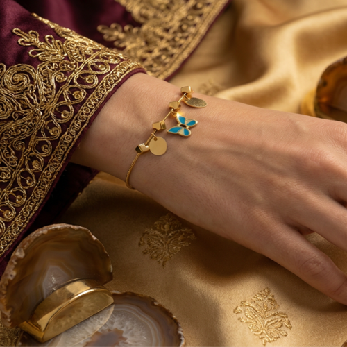 اسوارة اطفال إيطالي ذهب عيار 18 موديل 35443 C