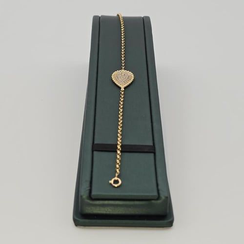 انسيال إيطالي ذهب عيار 18 مرصع بالزركون موديل 1304...