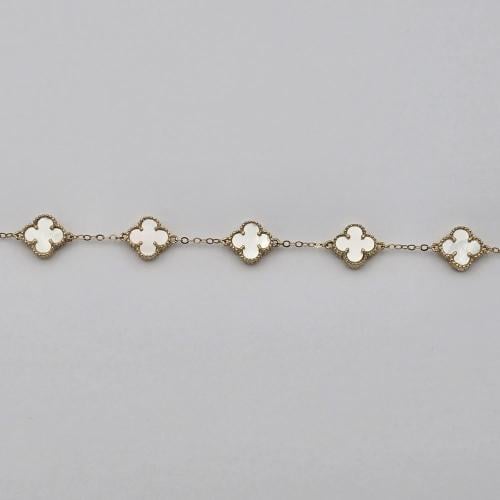 اسواره ذهب عيار 21 خمس وردات وسط موديل 27440 F