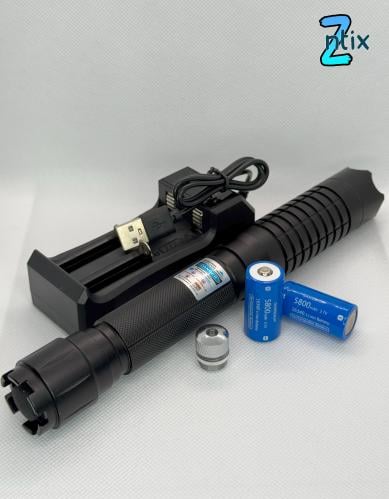 ليزر أزرق حارق - أسود