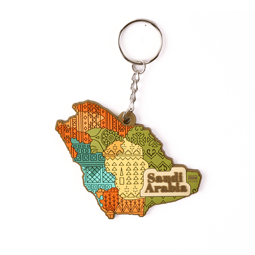 ميدالية - خريطة المملكة