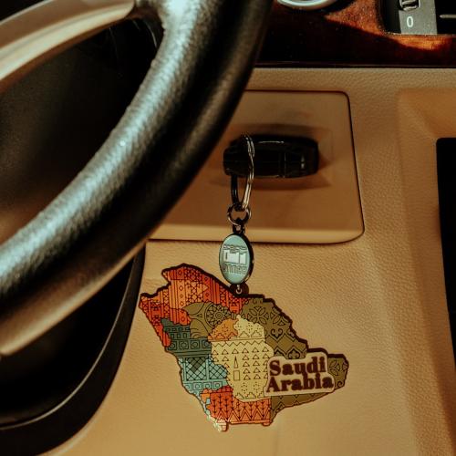 ميدالية - خريطة المملكة