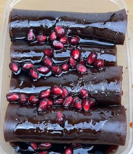 لواشك حامض حلو بدبس الرمان