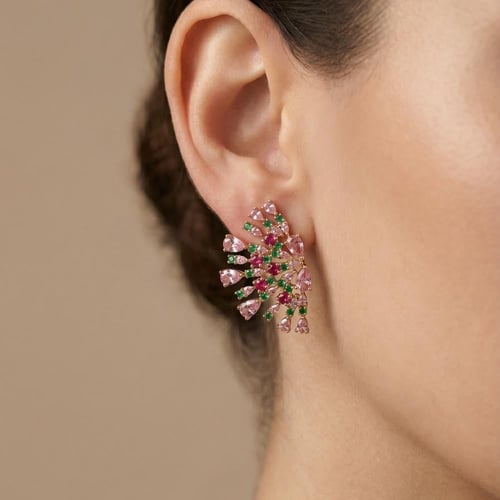 [E021] حلق مطلي بالذهب