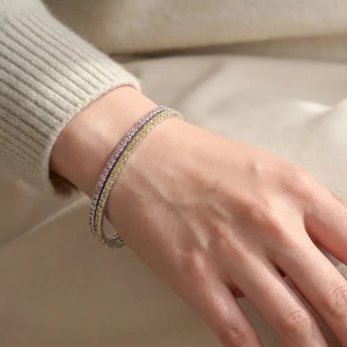 [RJ020] سوار مزين بالزركون