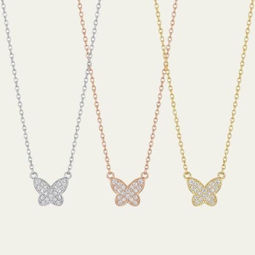 [N020] سلسال فضة شكل فراشة