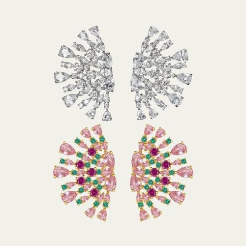 [E021] حلق مطلي بالذهب